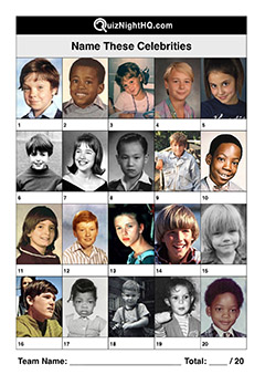 famous celebrity kids picture trivia round