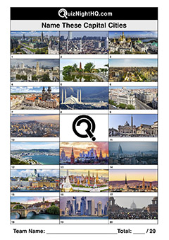 famous landmarks capital city trivia picture round