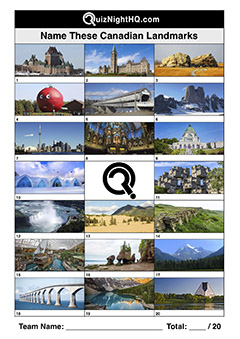 famous canada landmarks trivia picture round