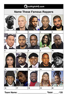famous rappers music trivia question round