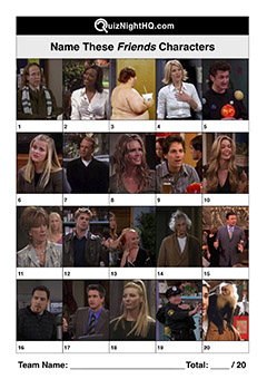 friends characters trivia question round expert