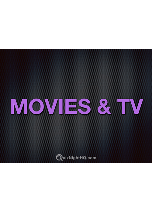 Movies & TV Trivia Round