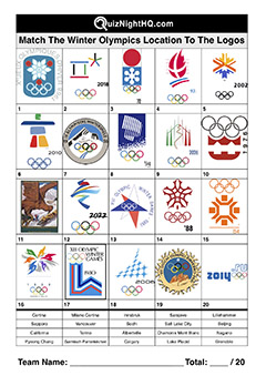winter olympic games logos trivia quiz