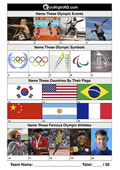 kids olympics trivia picture round jumble