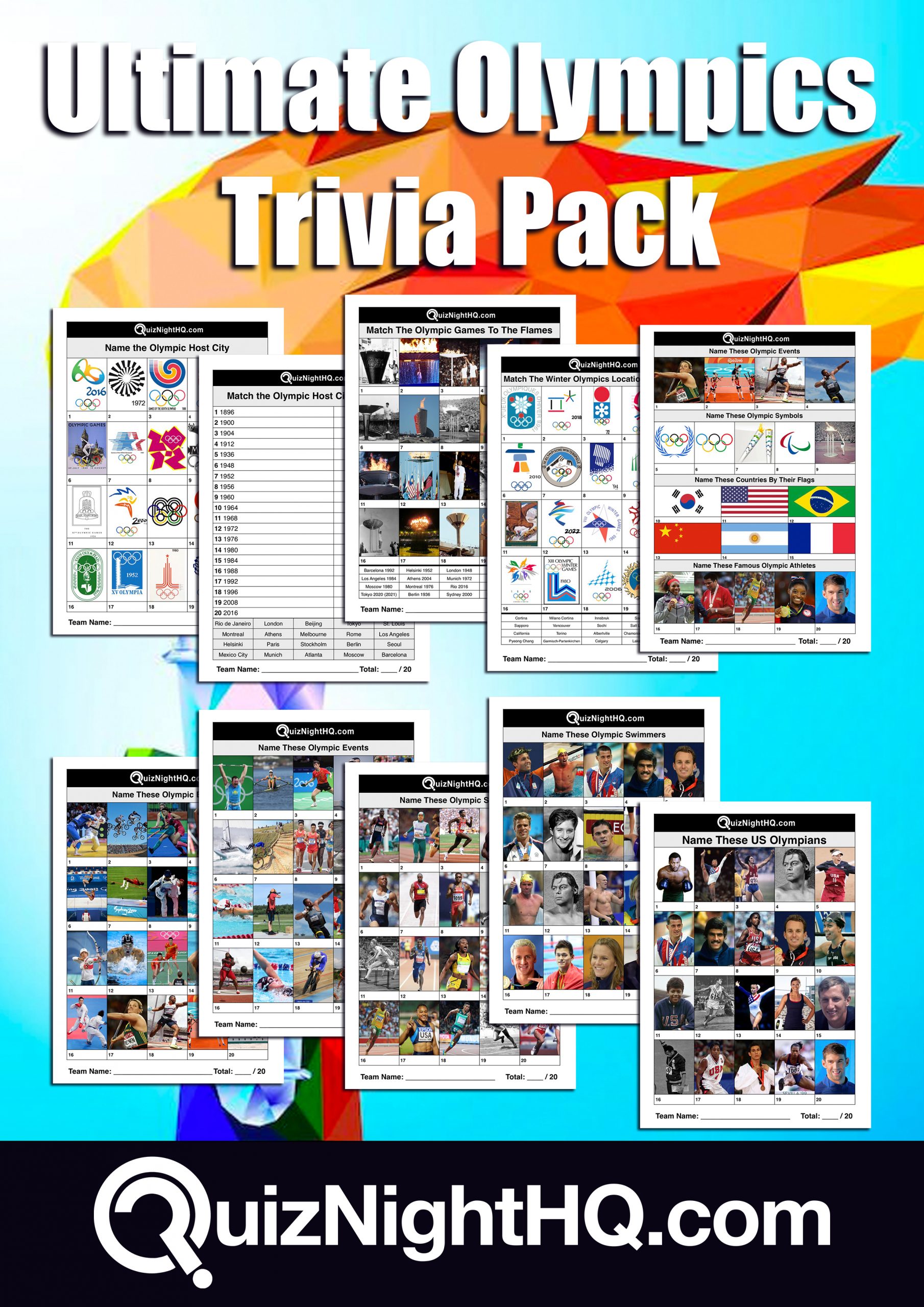 The Ultimate Olympics Trivia Pack Quiznighthq