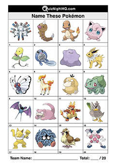 pokemon quiz, Baamboozle - Baamboozle