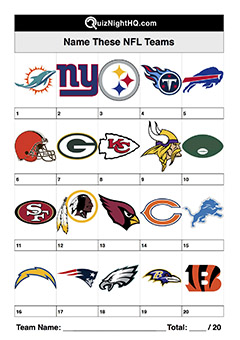american football nfl team logos trivia picture round