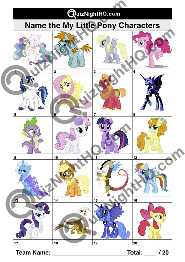 my-little-pony-characters-q